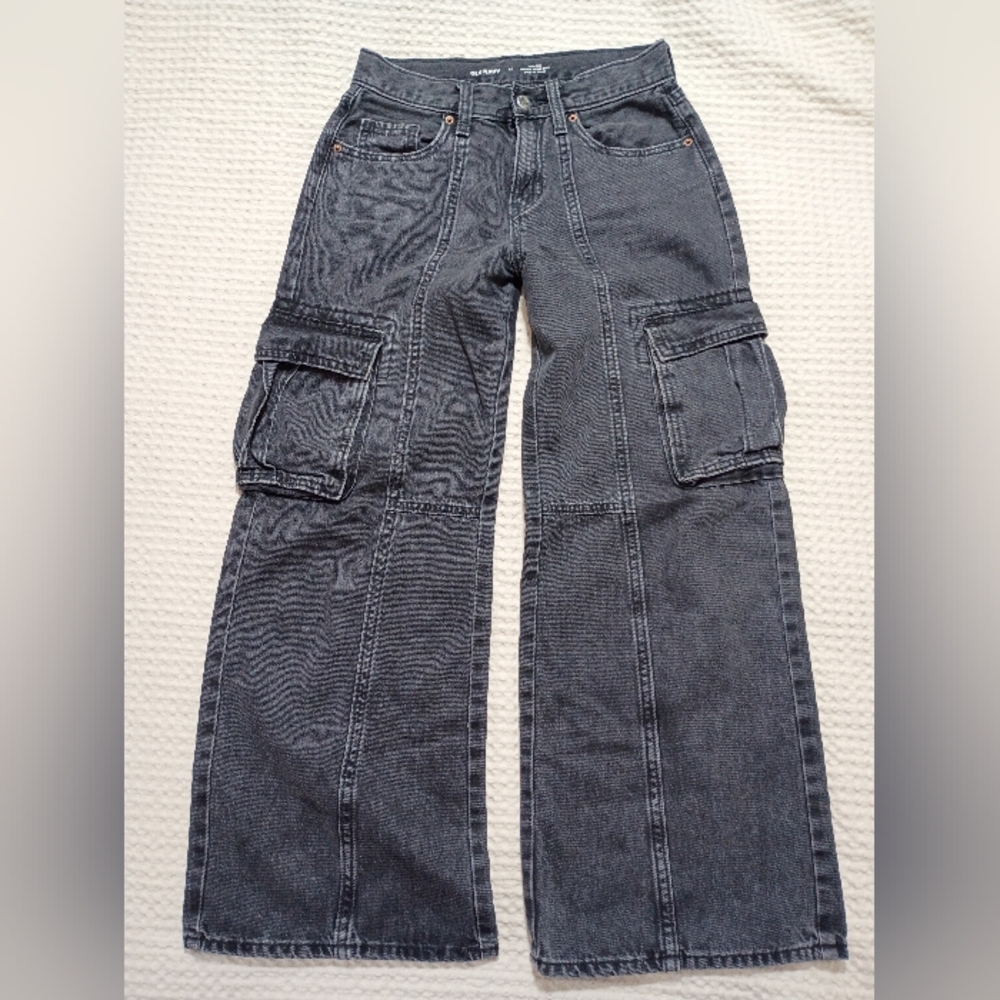 Old Navy Baggy Wide Leg Dark Gray
